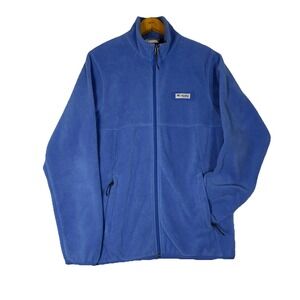 Columbia PFG Men's Small Blue Fleece Zip Up Gorpcore Outdoor Layer